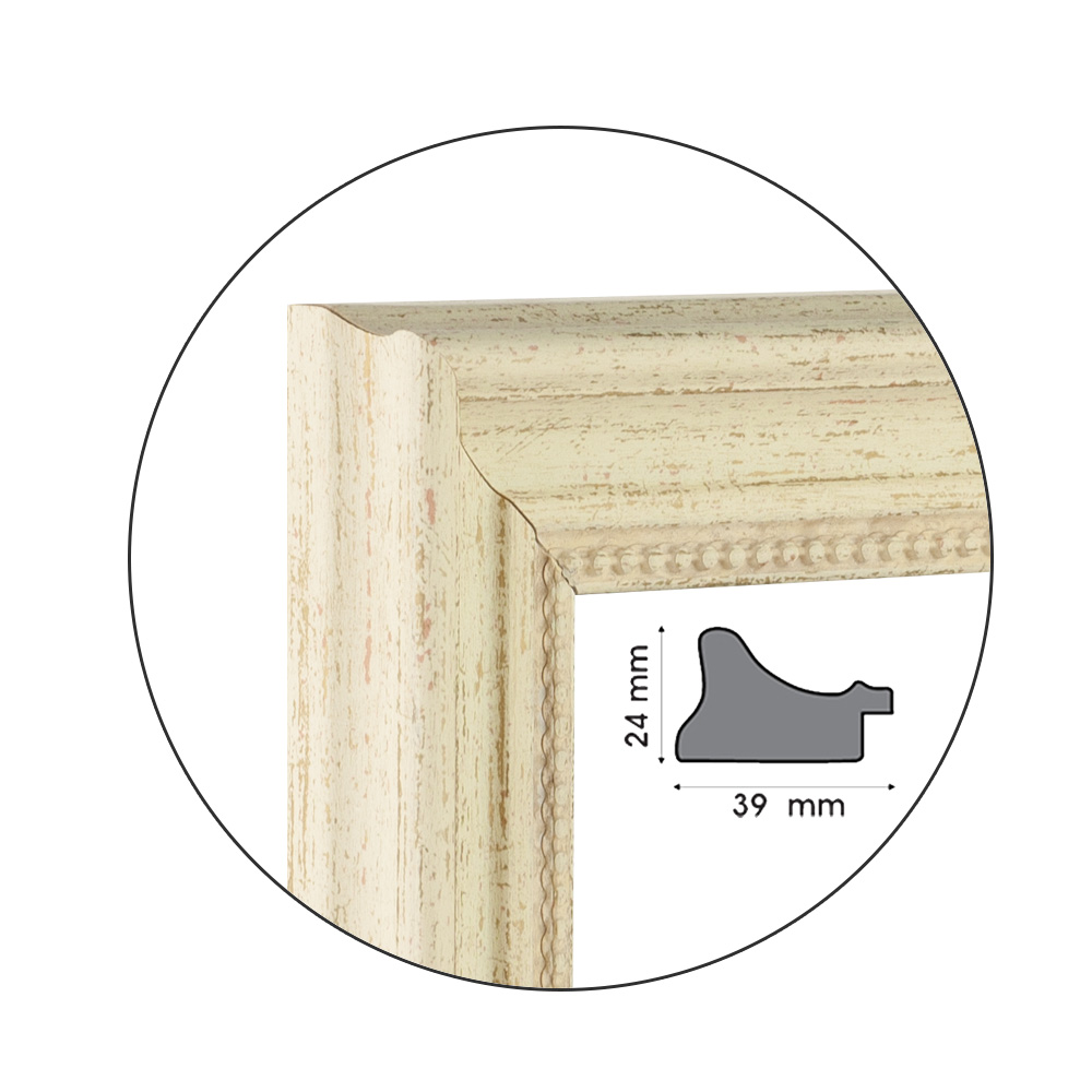 Ramă pentru puzzle „Relief” - până la 1000 piese / Albă